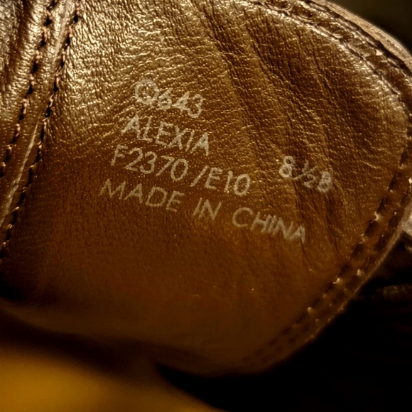 COACH Alexia Brown Platform Shooties Pumps Peep toe 8.5 - Picture 6 of 6